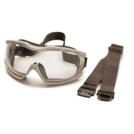 Pyramex - Capstone - Chem Splash-Clear Anti-Fog-2 Straps G604T2
